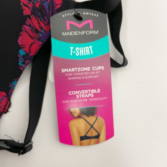 Maidenform Bra Fall Bloom Convertible Straps 36B - Picture 4 of 8